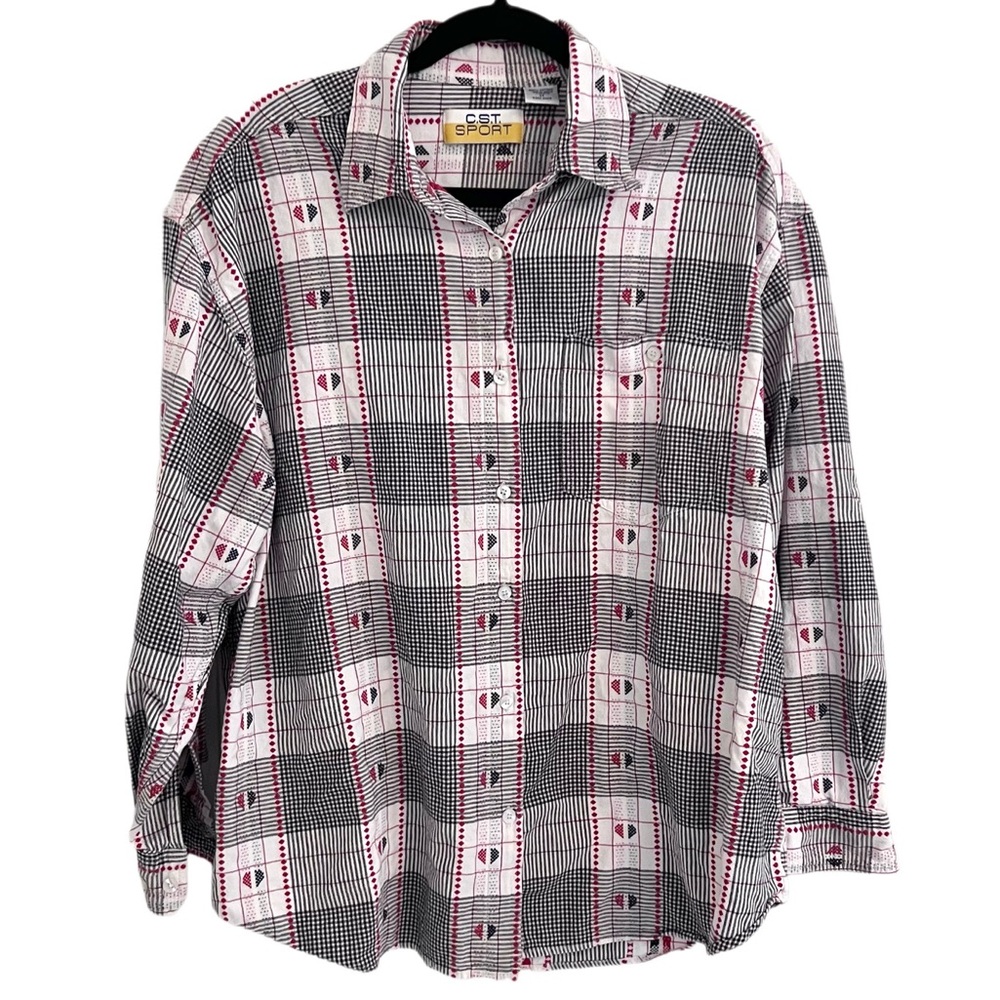2x Cotton Vtg Button Down Shirt